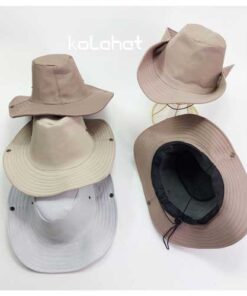کلاه بچگانه پوم دار طرح حصیری - عمده (KLT-3771)