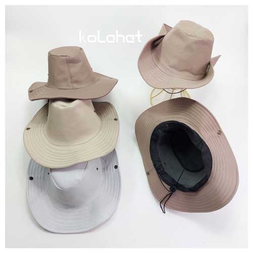کلاه کابویی کتان - عمده ( KLT-O82 )