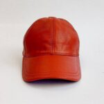 کلاه بیسبالی قرمز چرم اصلی