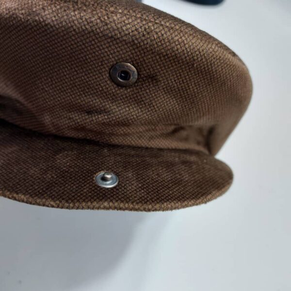 کلاه کپ انگلیسی قهوه‌ای دو حالته (KLT-T146)