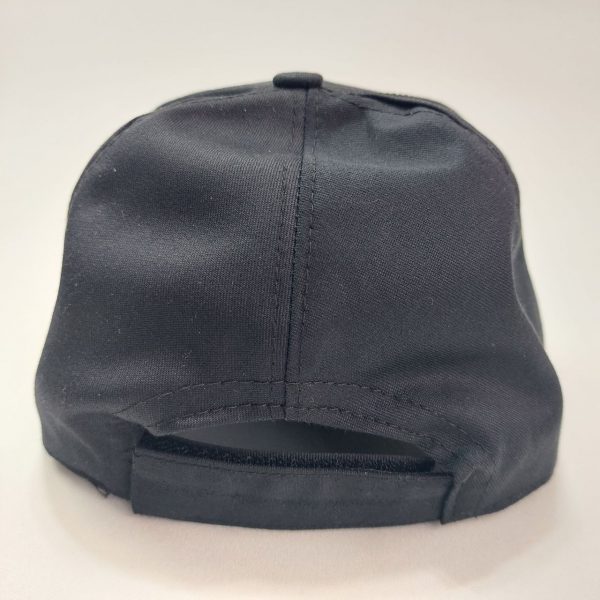 کلاه نقاب‌دار کتان مشکی پرسینگی عمده (KLT-O212)