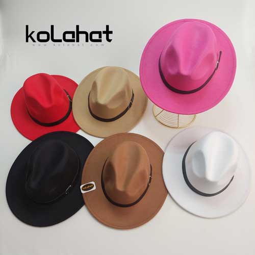 کلاه خاخامی رنگی مجلسی عمده (KLT-O227)