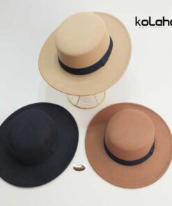 کلاه فدورا رنگی مجلسی عمده (KLT-O228)