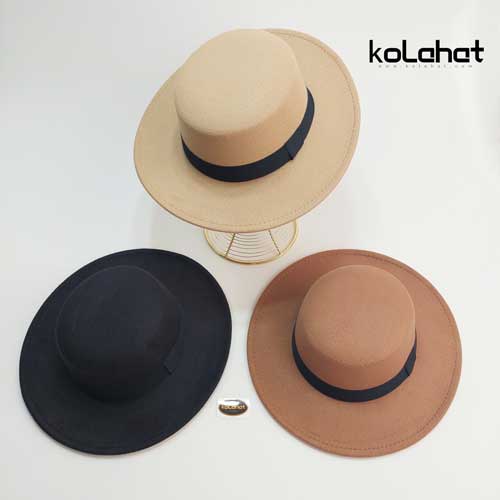 کلاه فدورا رنگی مجلسی عمده (KLT-O228)