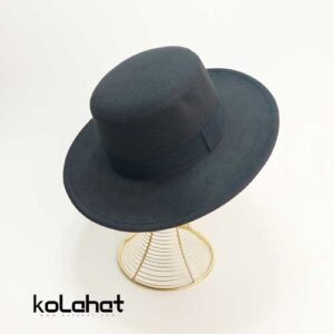 کلاه فدورا رنگی مجلسی نوار مشکی (KLT-T227)