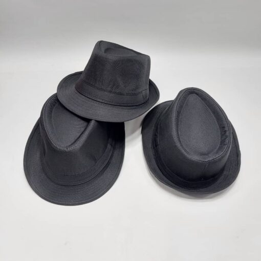 کلاه شاپو بچگانه مشکی مجلسی عمده (KLT-O218)