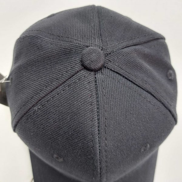 کلاه کتان مشکی پرسینگی (KLT-T1431)