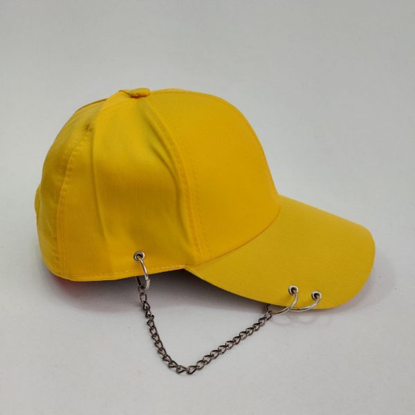 کلاه نقابدار رنگی مدل پرسینگی زنجیر دار - عمده (KLT-1479)