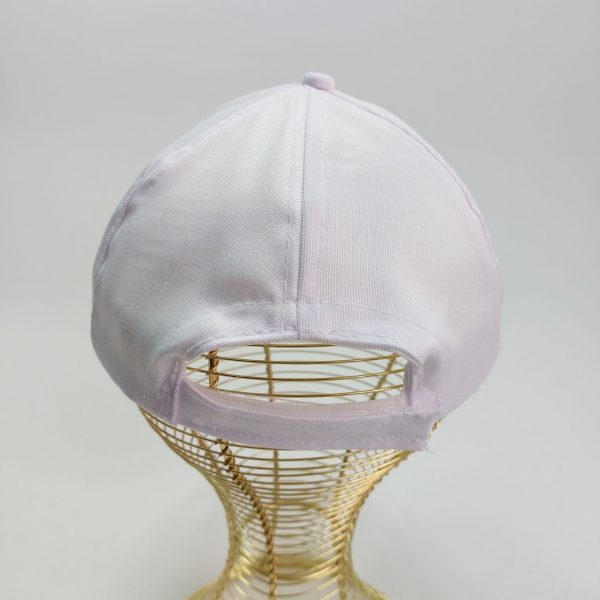 کلاه سفید ساده نقاب دار کتان (KLT-T1558)