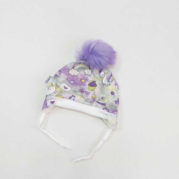 کلاه نوزادی طرح BABY جنس تریکو - (KLT-T1712)