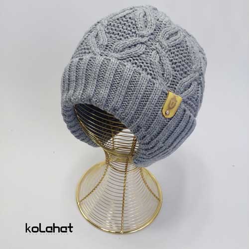 کلاه بافت مشکی گلدوزی (KLT-T2704)