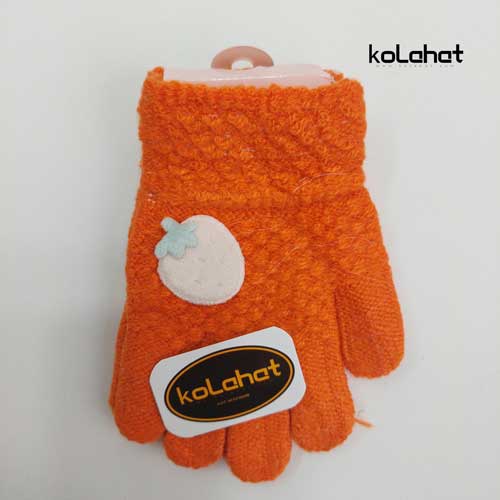 دستکش بچگانه طرح توت فرنگی - عمده (KLT-2088)
