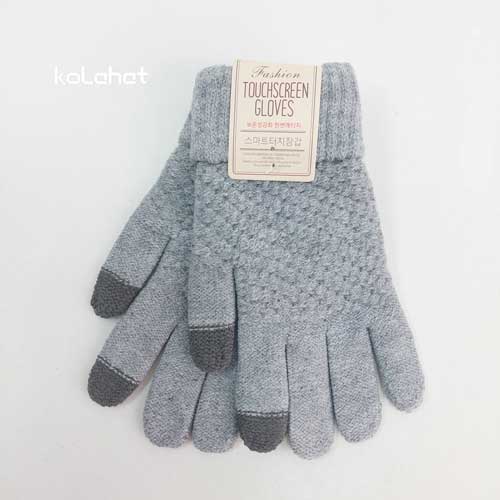 دستکش بافت لمسی زنانه - عمده (KLT-1804)