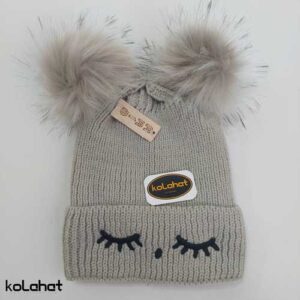 کلاه بافت مژه دخترانه (KLT-T2276)