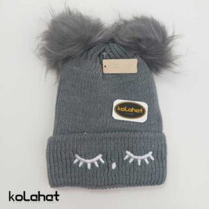 کلاه بافت مژه دخترانه (KLT-T2276)