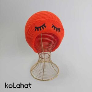 کلاه بافت زنانه طرح مژه (KLT-T2418)