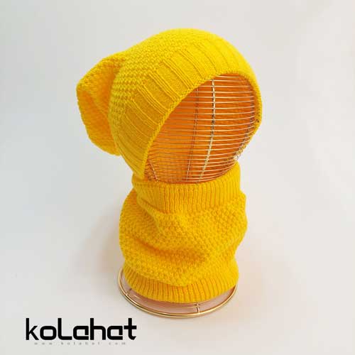 کلاه و شال گردن رینگی زنانه (KLT-T2616)