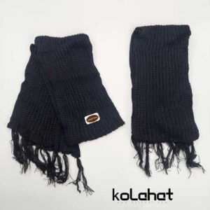 شال گردن مشکی مردانه - عمده (KLT-2626)