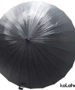 چتر مشکی 24 فنره - عمده (KLT-2705)