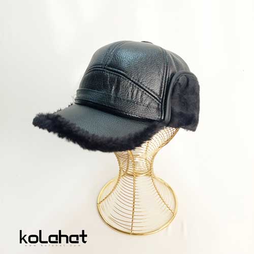کلاه نقابدار مردانه چرم فوم اعلا وارداتی (KLT-T2698)