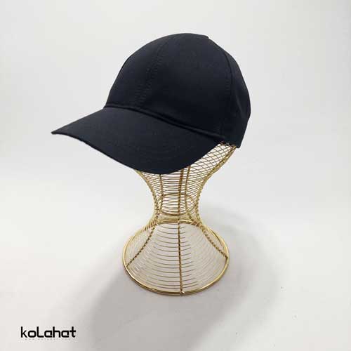 کلاه کتان مشکی ساده اعلا - عمده (KLT-2864)