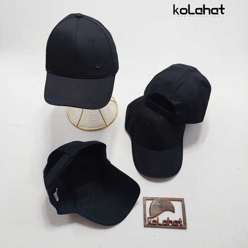 کلاه کتان مشکی نایک اعلا - عمده (KLT-2865)
