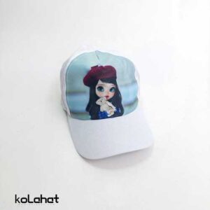 کلاه بیسبالی دخترانه چاپ کارتنی (KLT-T2813)