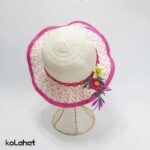 کلاه ساحلی دخترانه گلدار (KLT-T2838)