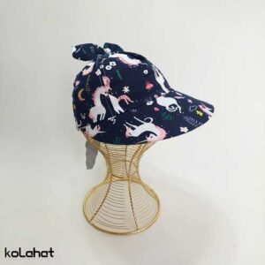 کلاه آفتابگیر دخترانه نخی (KLT-T2802)