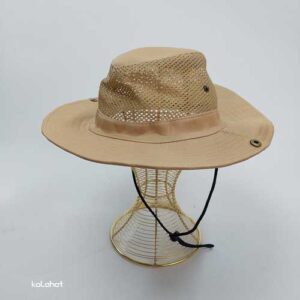 کلاه کابویی بالا توری کتان (KLT-T2927)