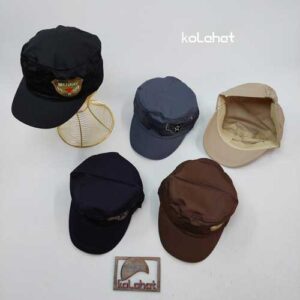 کلاه ته سر گرد کتان خارجی مردانه - عمده (KLT-2971)