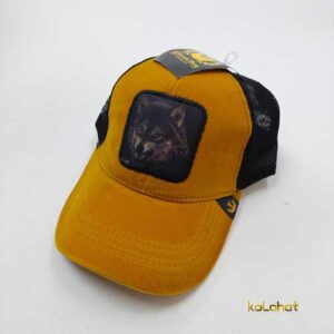کلاه گورین مخمل طرح گرگ (KLT-N3056)
