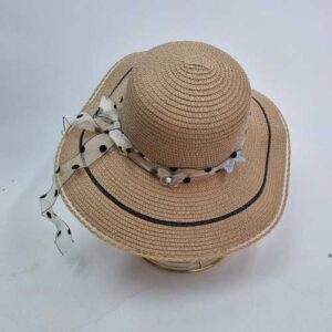 کلاه ساحلی زنانه کنفی - عمده (KLT-3081)