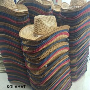 کلاه کابویی ماربرو طرح حصیر - عمده (KLT-1203)