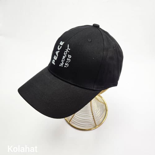 کلاه نقابدار کتان اصلی طرح PEACE - عمده (KLT-3180)
