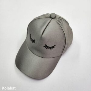 کلاه نقابدار کتان کجراه طرح پلک (KLT-T3178)