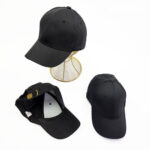 کلاه نقابدار کتان اصلی مشکی وارداتی - عمده (KLT-3394)