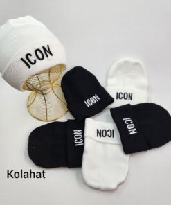 کلاه بافت گلدوزی ICON - عمده (KLT-3578)