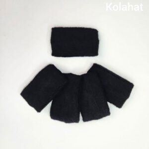 هدبند حوله ای مشکی - عمده (KLT-3588)
