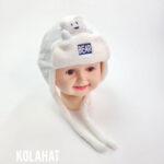 کلاه تدی خلبانی بچگانه عروسک دار - عمده (KLT-3496)