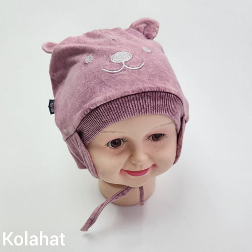 کلاه تریکوی بچگانه گوشدار - عمده (KLT-3542)