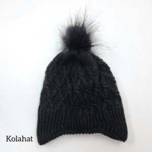 کلاه بافت گوشدار بچگانه - عمده (KLT-3658)