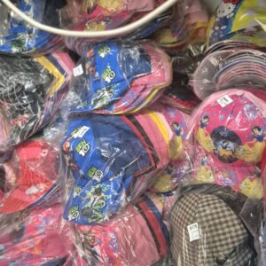 کلاه تابستانی نقابدار دخترانه چاپی