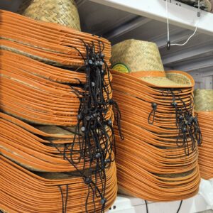 کلاه حصیری اصلی دورنارنجی عمده