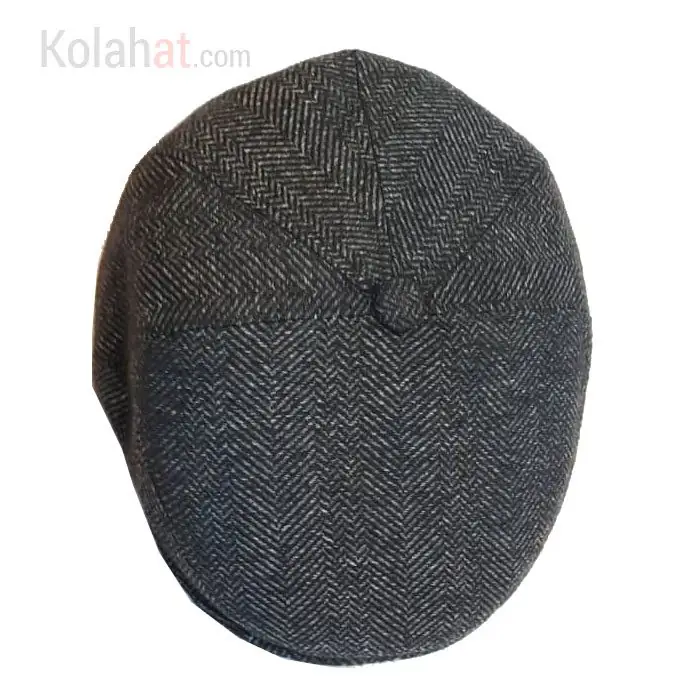 کلاه کپ ذغال سنگی هاشور