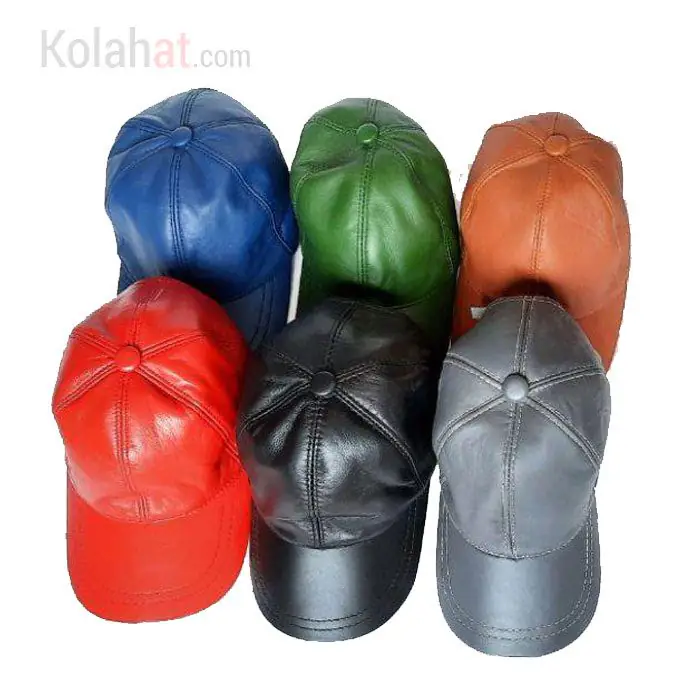 فروش عمده کلاه نقاب دار اسپرت چرم اصلی کد137