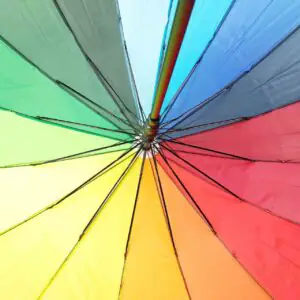 چتر 16 فنره رنگین کمانی بزرگ (KLT-T270)