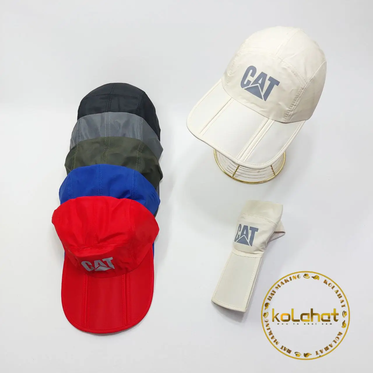 کلاه تاسلون مدل CAT نقاب تاشو (KLT-T1044)