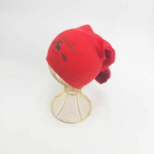 کلاه بچگانه شیطونی پوم دار (KLT-T1697)