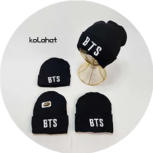 کلاه بافت طرح BTS - عمده (KLT-2034)